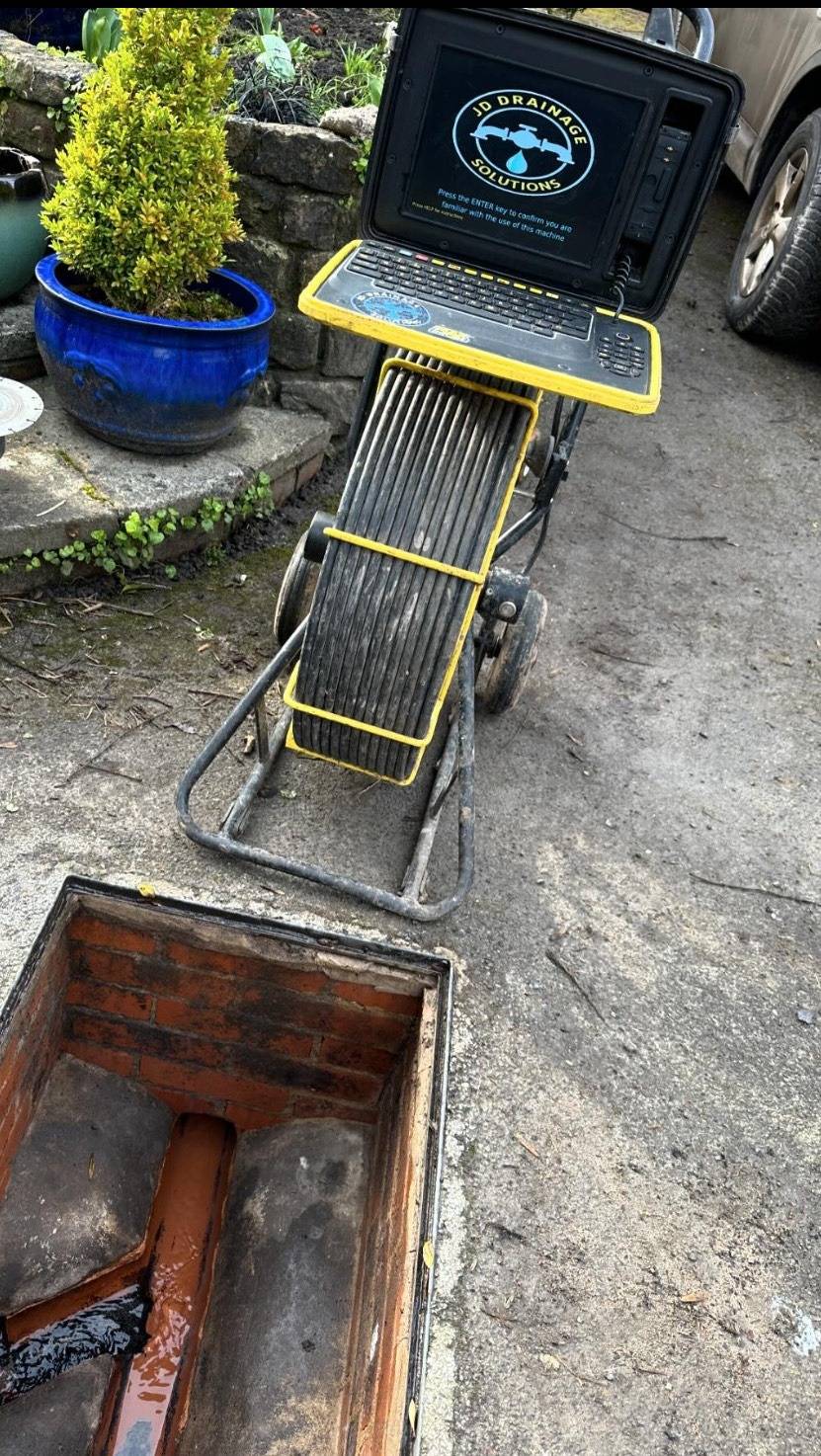 JD Drainage Solutions CCTV equipment ready for drain inspection
